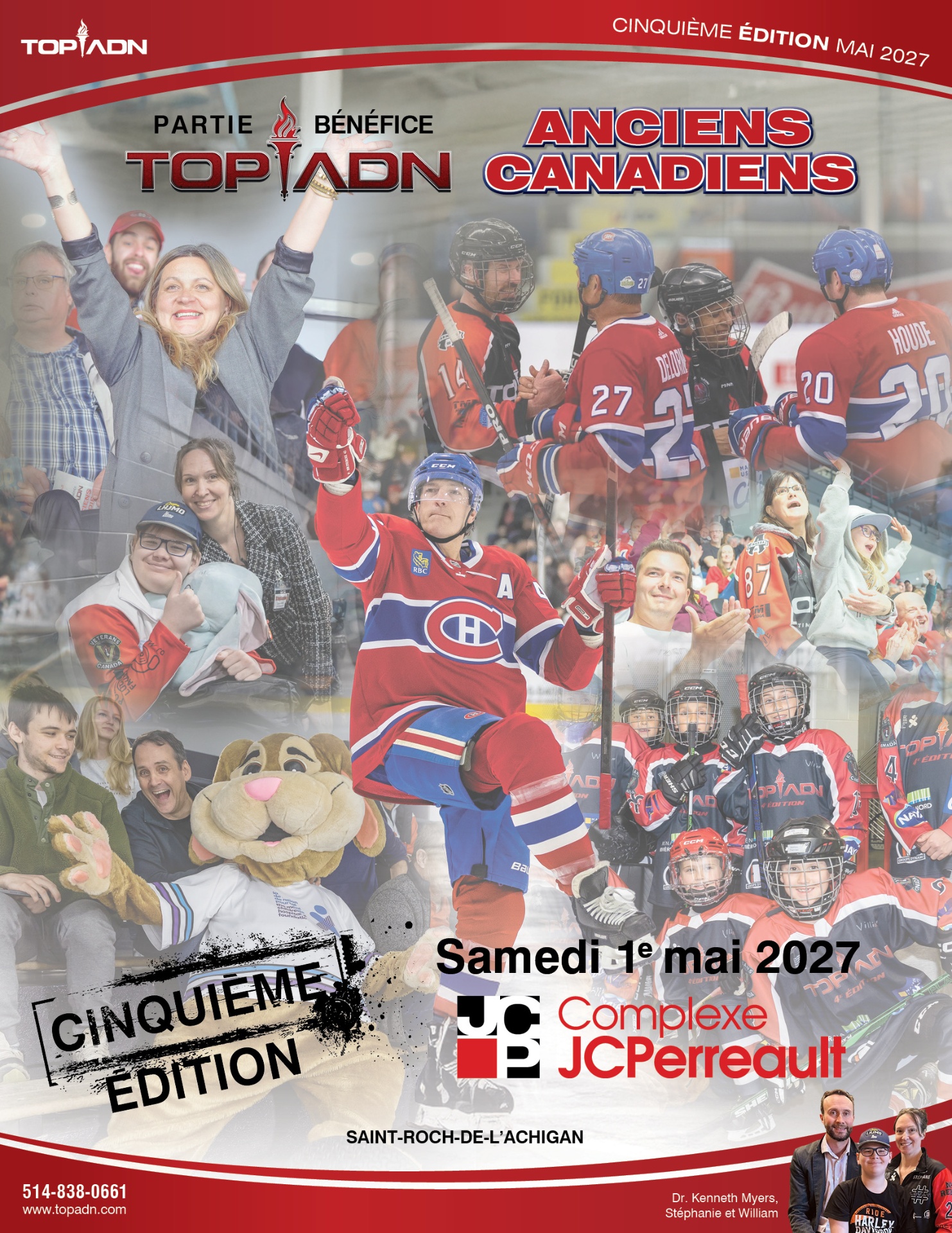 5e édition — Match-bénéfice Top ADN vs les Anciens Canadiens